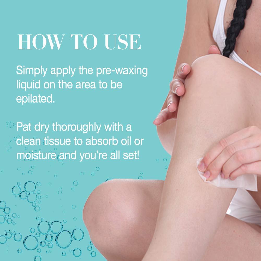 Clean + Easy Pre Wax Cleanser packaging highlights paraben-free and cruelty-free branding