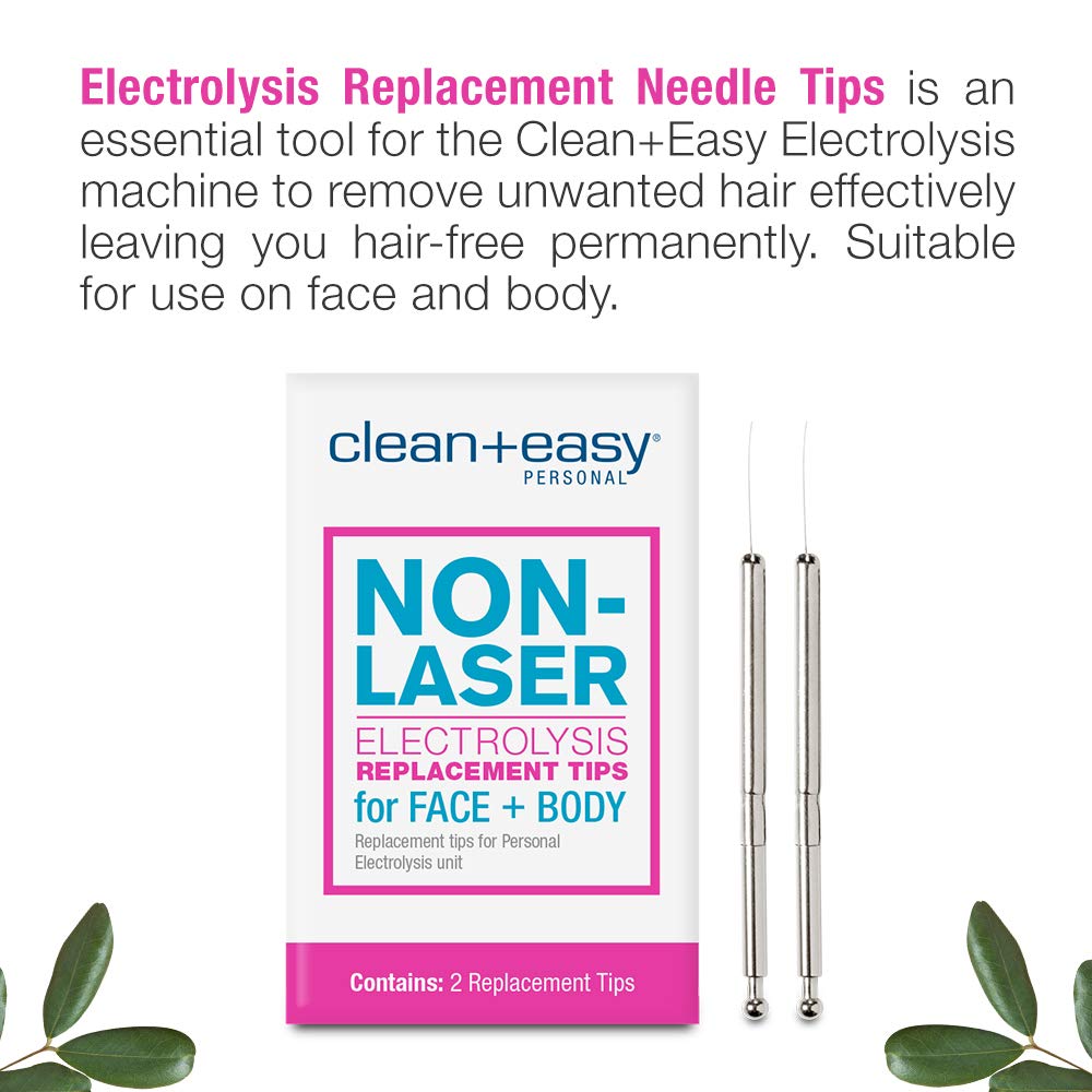 Clean + Easy face and body use demonstrates versatile electrolysis tips for both areas.