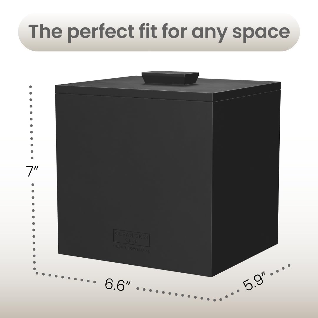 CLEAN SKIN CLUB cement box side view highlighting weighted base stability