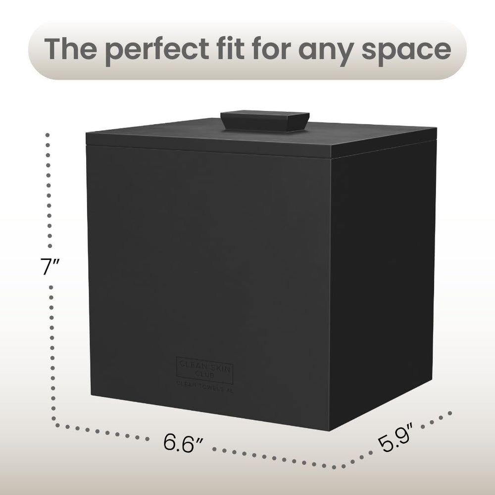 CLEAN SKIN CLUB cement box side view highlighting weighted base stability