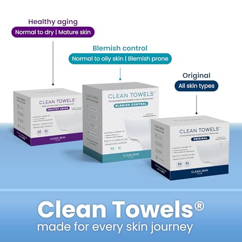 Clean Skin Club Clean Towels XL TSA approved travel kit setup