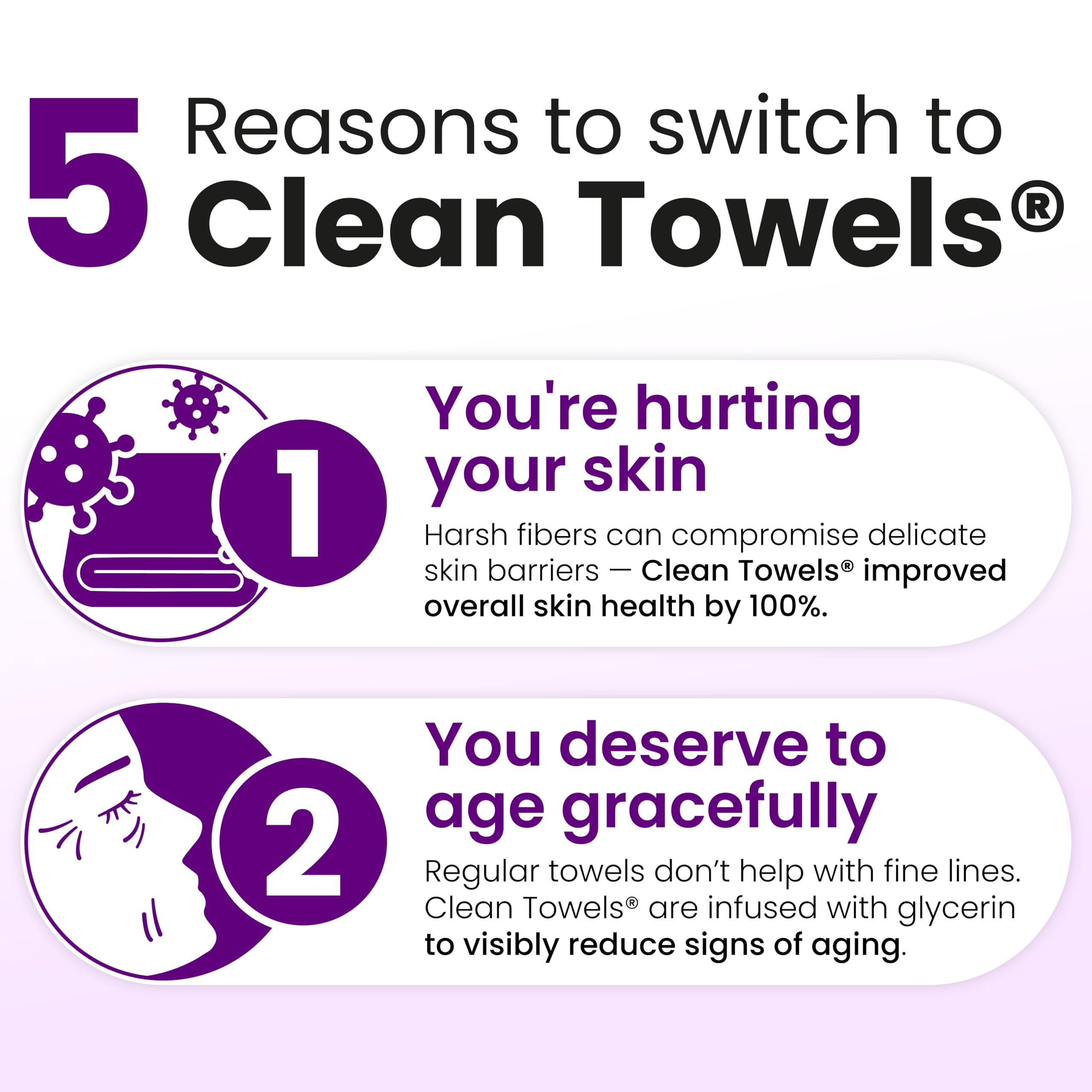 Clean Skin Club Healthy Aging Clean Towels XL travel scene demonstrates compact, hygienic skincare on the go.