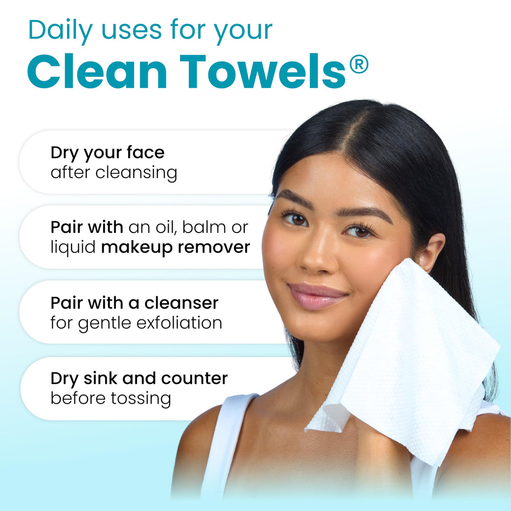 Clean Skin Club USDA biobased seal emphasizes eco-conscious disposable skincare.