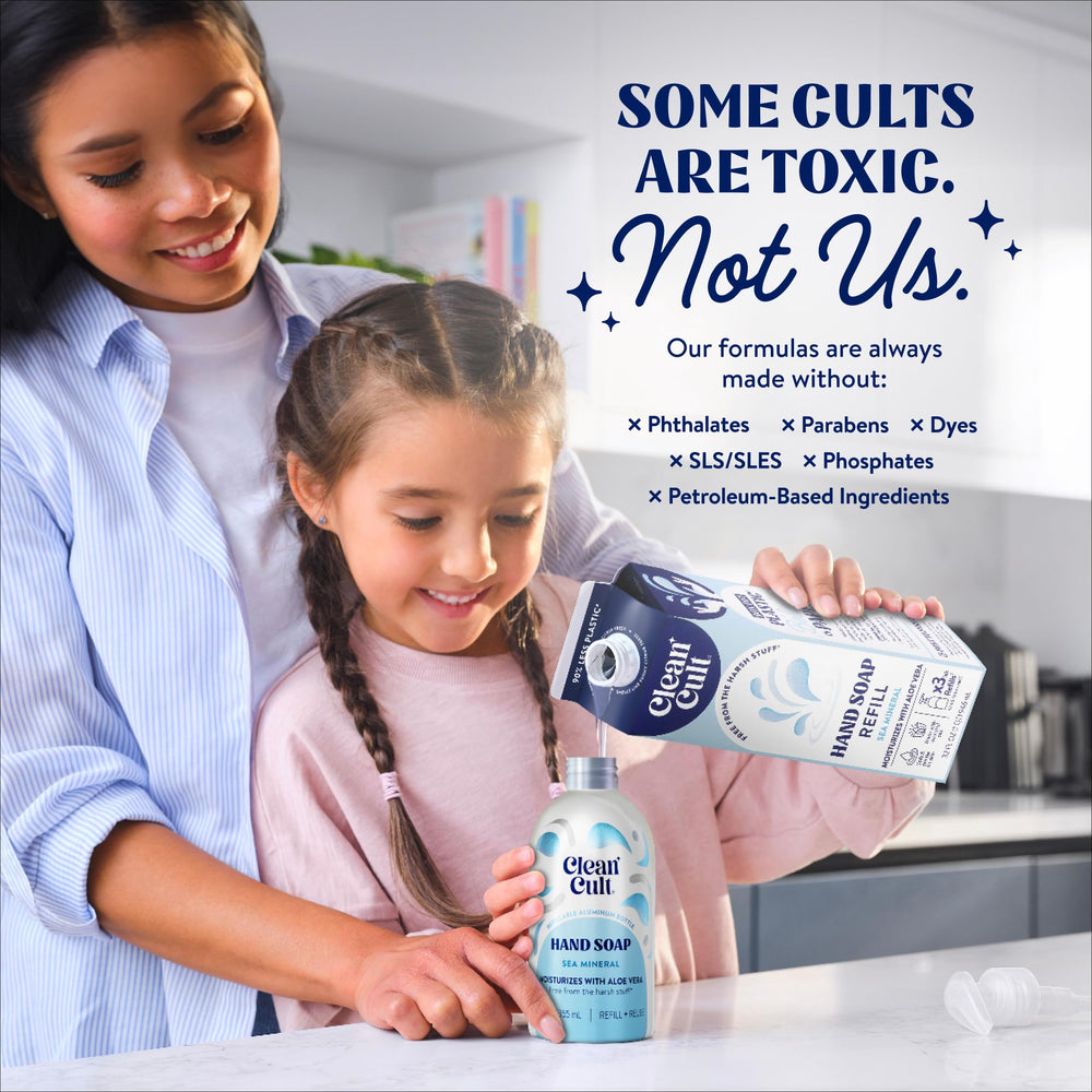 Paper-based packaging from Cleancult Sea Minerals reinforces sustainable, plastic-free shopping appeal.
