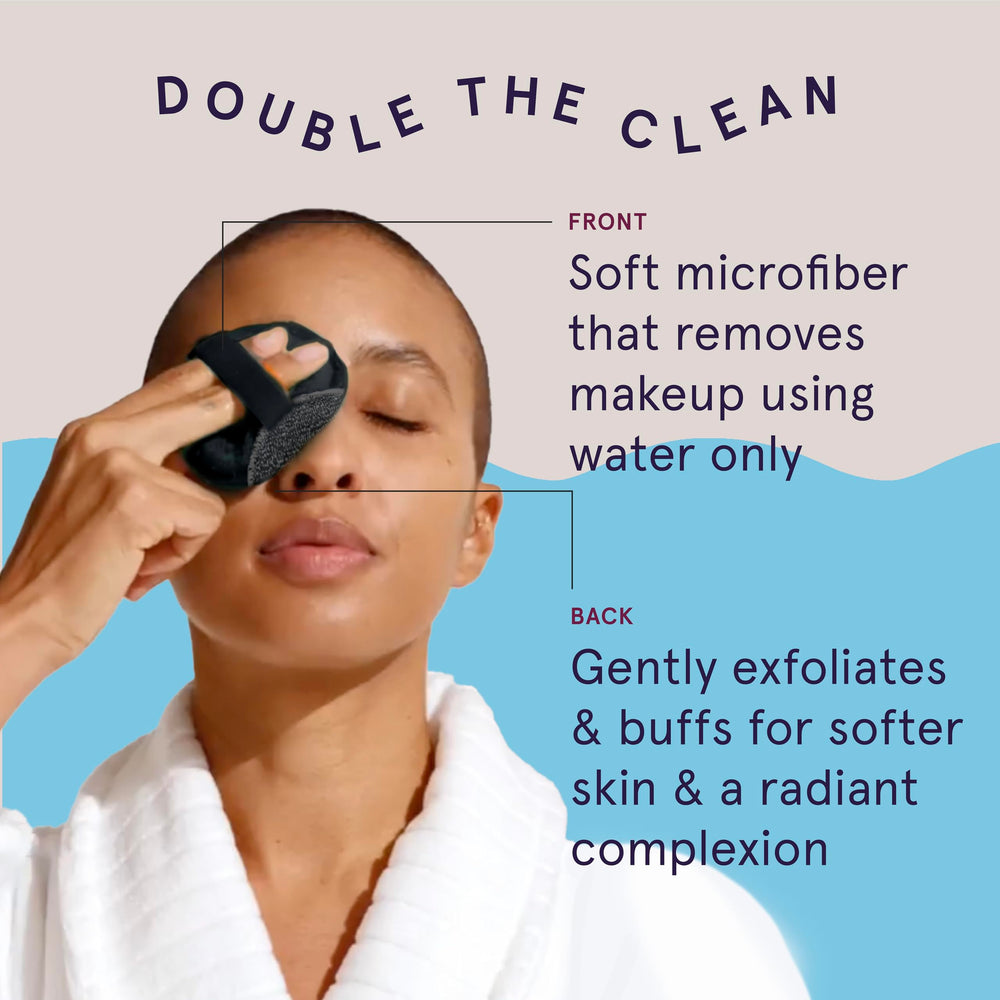 CleanLogic charcoal exfoliator aids pore cleansing for smoother skin