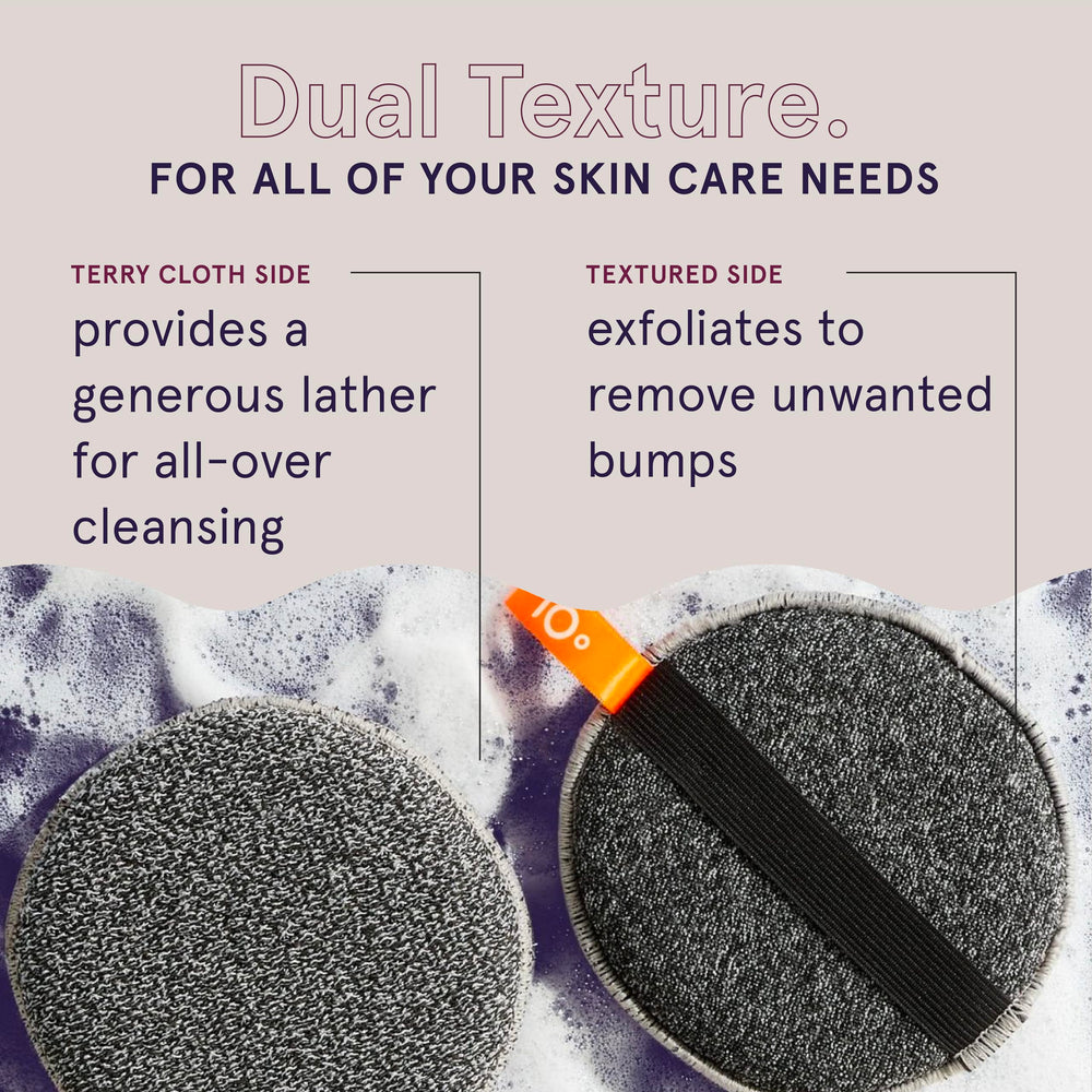 Cleanlogic Detoxify circular motion demo showcases exfoliation for smoother skin
