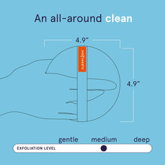 Cleanlogic Detoxify in-shower usage highlights deep-cleansing action on pores