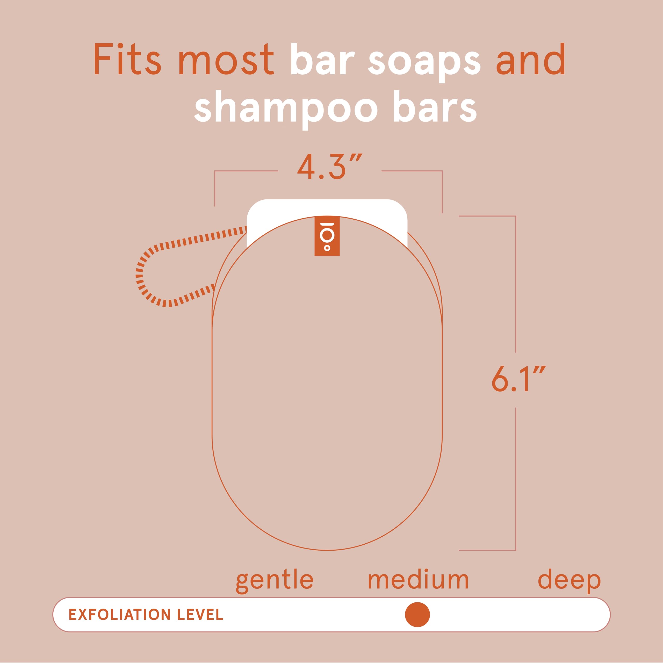 Cleanlogic soap saver in use with circular motions for deep clean and radiant skin.