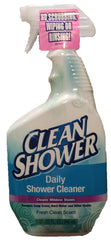 Clean Shower three-pack scrub-free daily shower cleaner bottles for easy, streak-free maintenance.