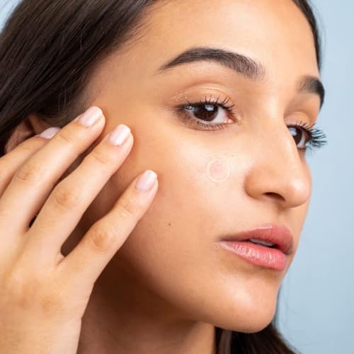 CLEAN SKIN CLUB DermaDot invisible-on-face patch blends with skin tone for seamless coverage.