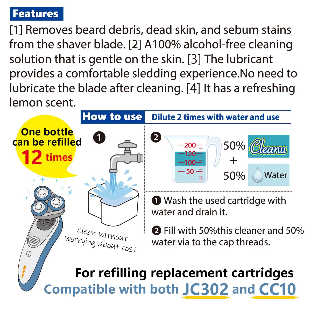 Cleanu cartridge-pod compatibility highlights broad system compatibility for cleaning routines.