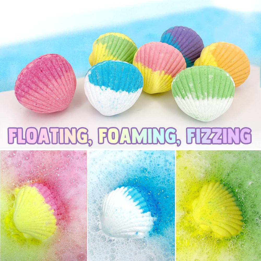 Clear and Fresh bath bomb ocean-scent promotes a refreshing bath time.