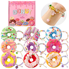 Clear and Fresh donut bath bombs packaging shows kid-friendly bath time with colorful donuts.