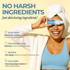 Clear Beauty dermatologist-tested badge on packaging validates testing
