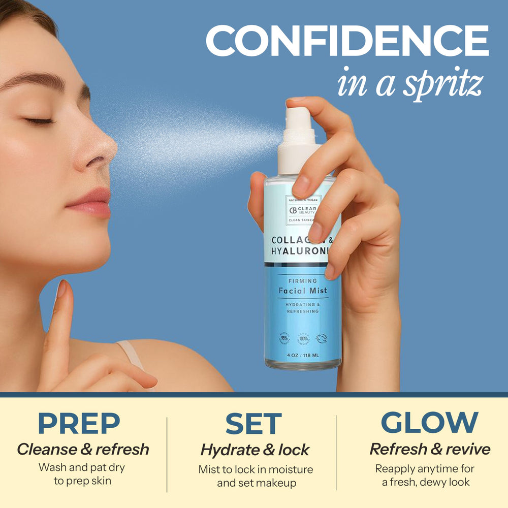 Clear Beauty 4 oz bottle is travel-friendly for daily routines.