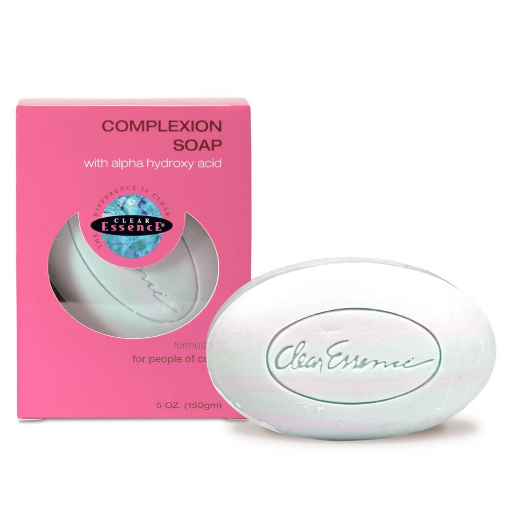 Clear Essence anti-aging soap-bar closeup shows creamy lather for daily cleansing.