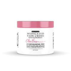 Clear Essence Exclusive Medicated Fade Creme sunscreen tube closeup for even tone and protection