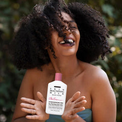 Close-up of pump on Clear Essence Milk — convenient, hydrating application