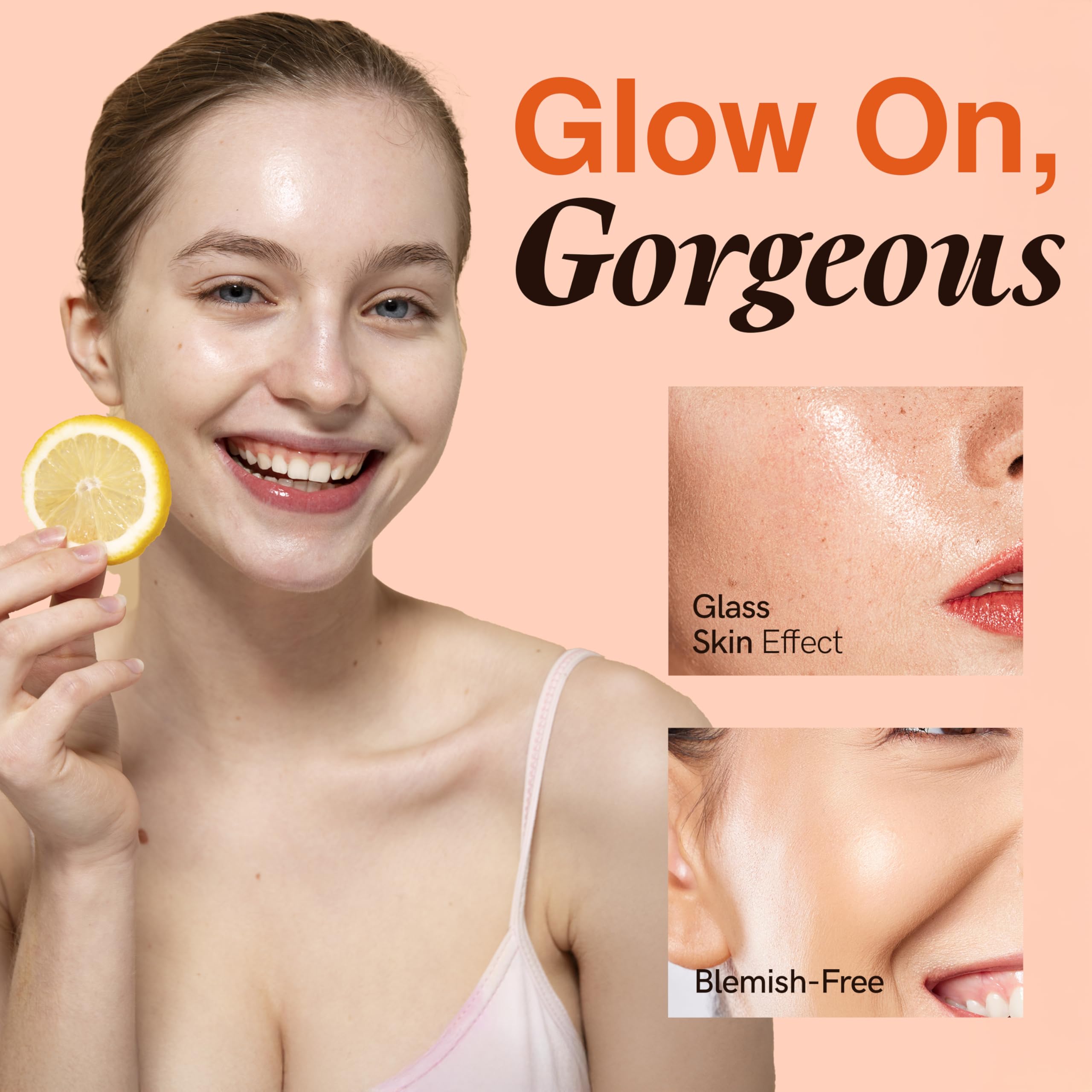 Glass bottle detail of Clear Visage serum showing smooth hydration