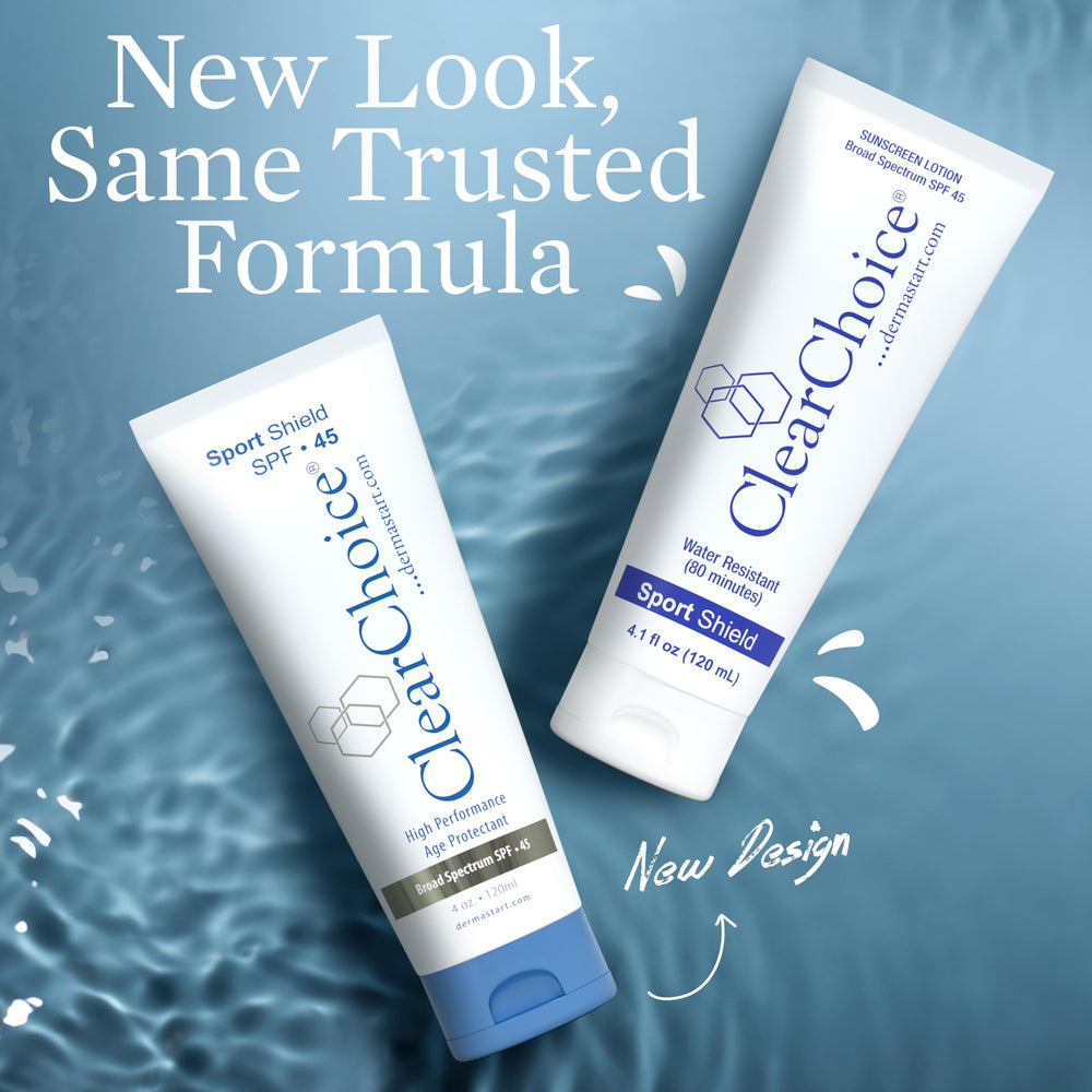 ClearChoice sunscreen face spread application demonstrates seamless under-makeup blending.
