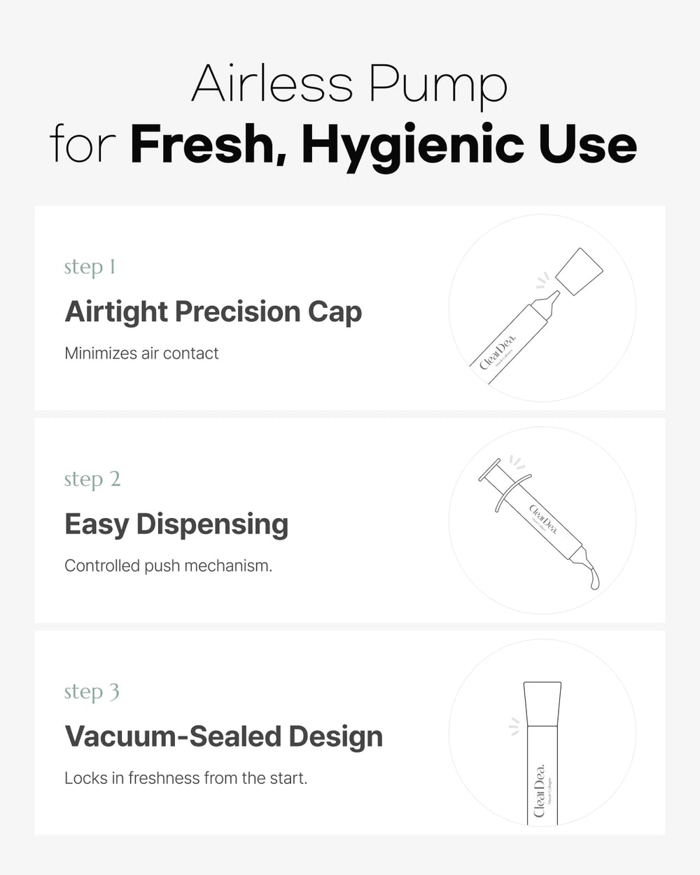 ClearDea Mucin Collagen Ampoule hydration for visibly refreshed skin glow.