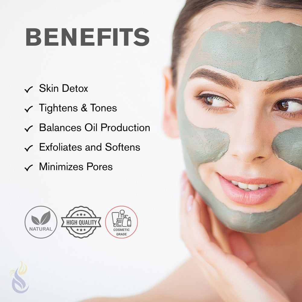 ClearLee Bentonite Clay Powder used for a DIY face mask application