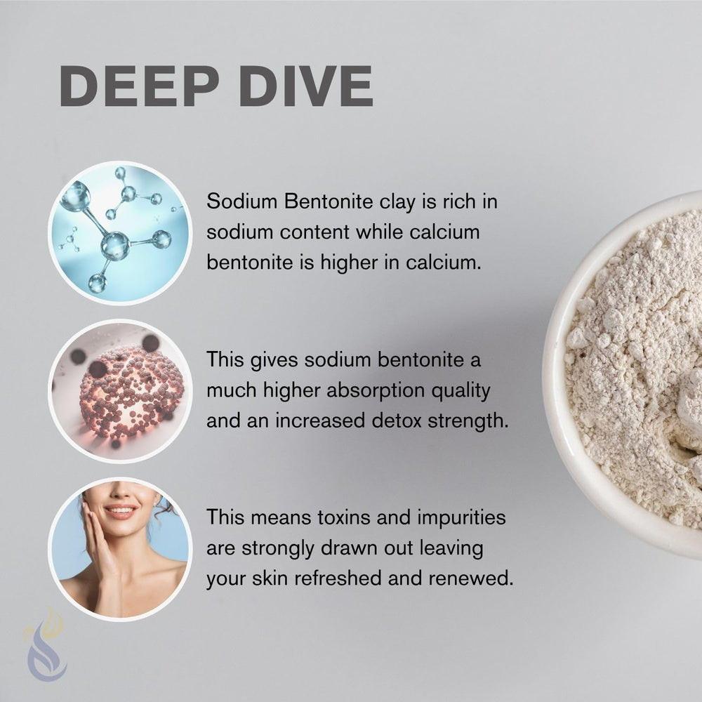ClearLee Bentonite Clay Powder for hair detox and scalp cleansing rituals