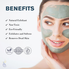 ClearLee pumice texture closeup highlights natural grit for gentle exfoliation