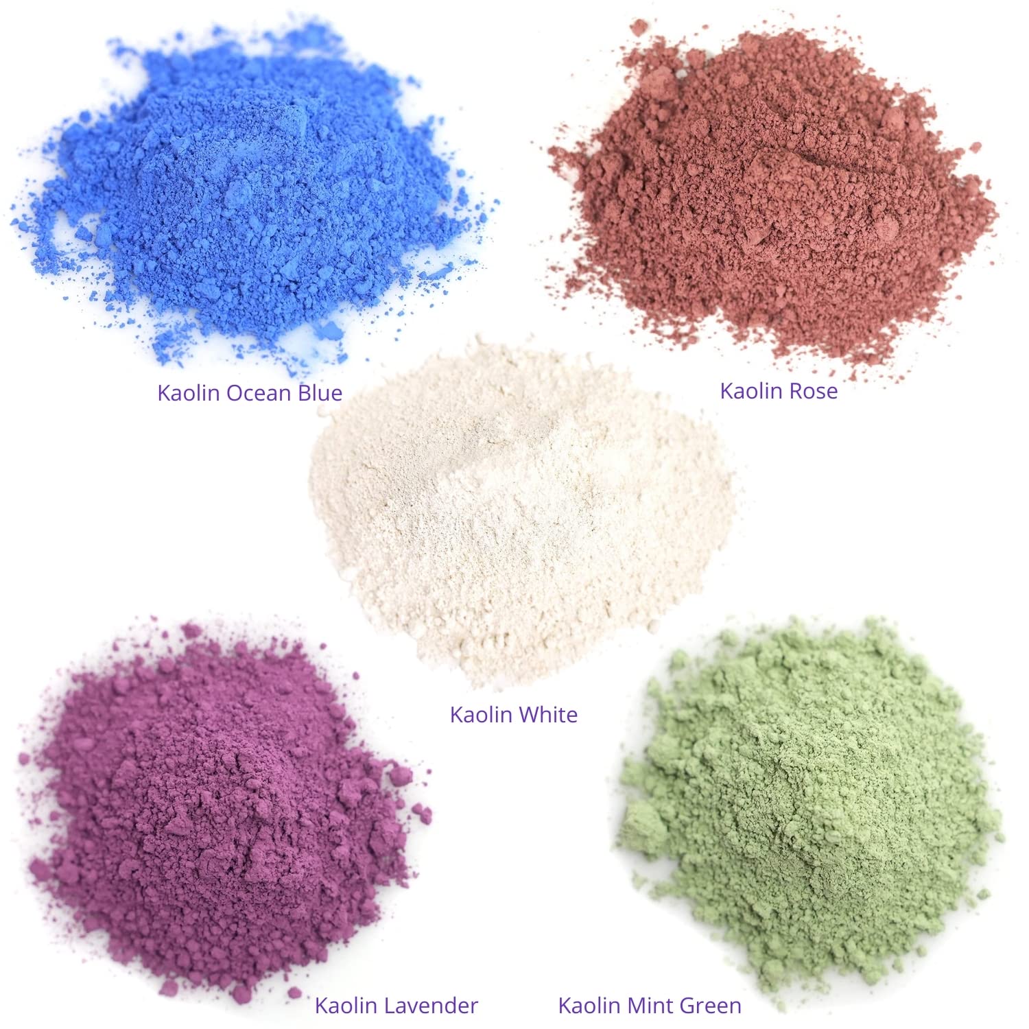 ClearLee Kaolin mint green powder sample for refreshing DIY scrubs.