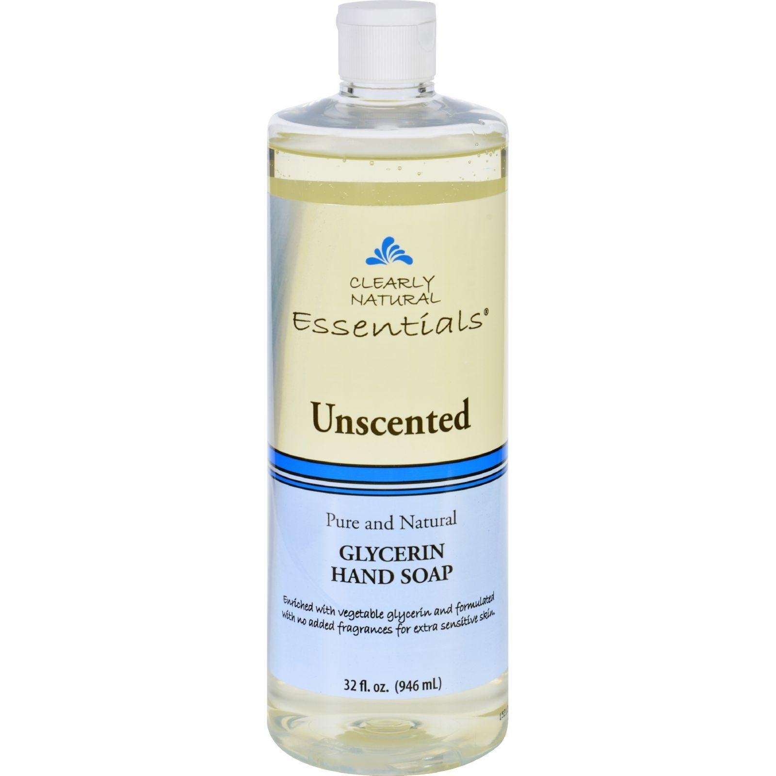 Clearly Natural liquid glycerine hand soap refill bottles for moisturized hands after every wash.