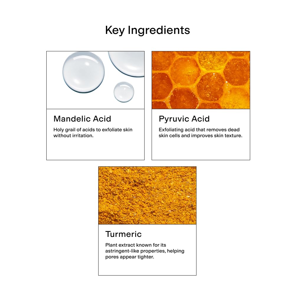 CLEARSTEM CLEARITY close-up reveals unclogged pores and brightening.