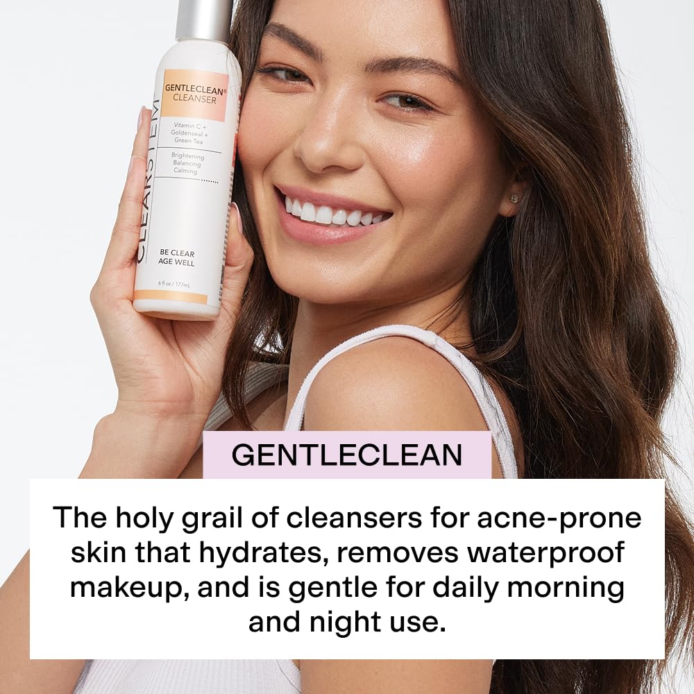 CLEARSTEM GentleClean creamy foam lather ready for daily cleansing