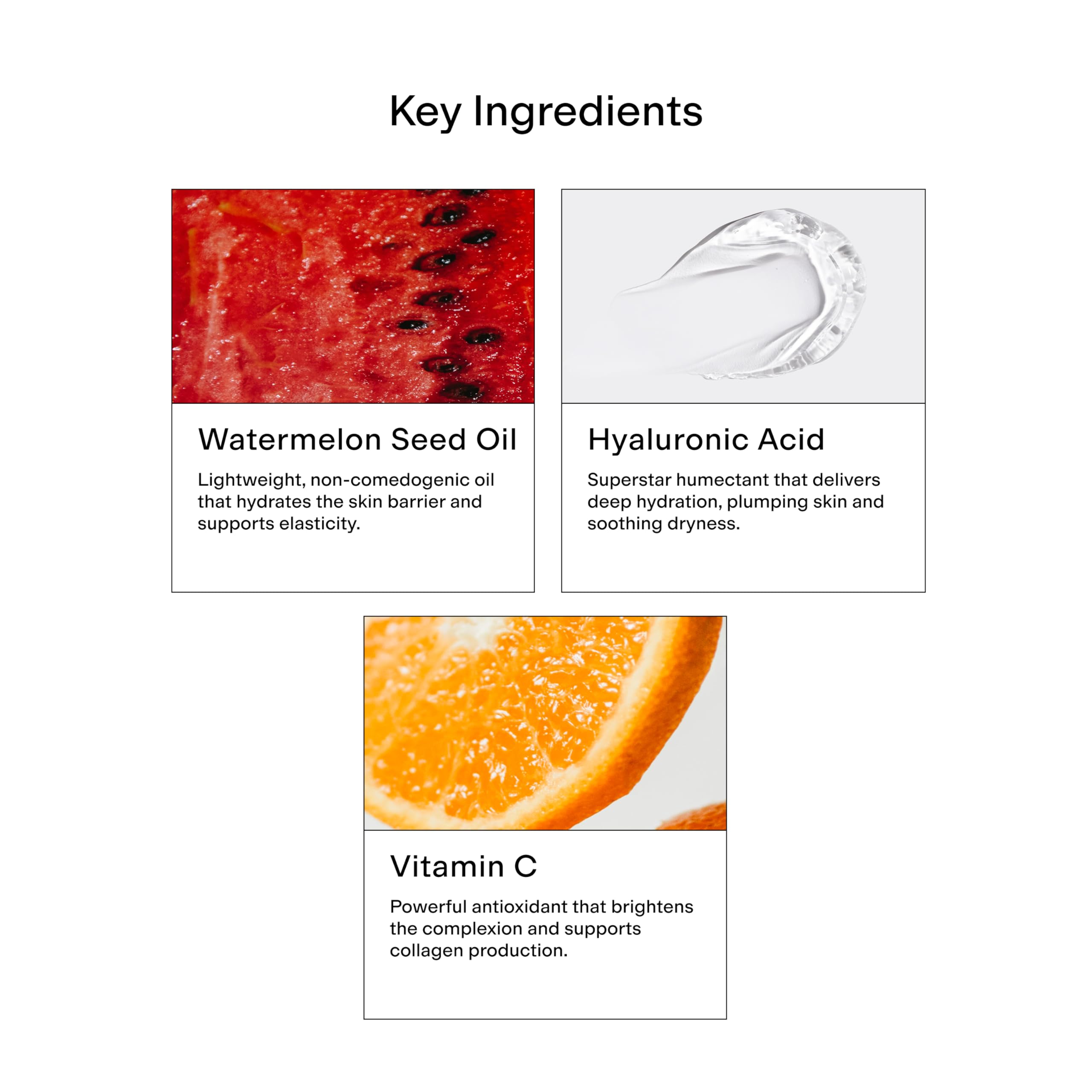 CLEARSTEM GOLDENHOUR watermelon seed oil provides lightweight nourishment