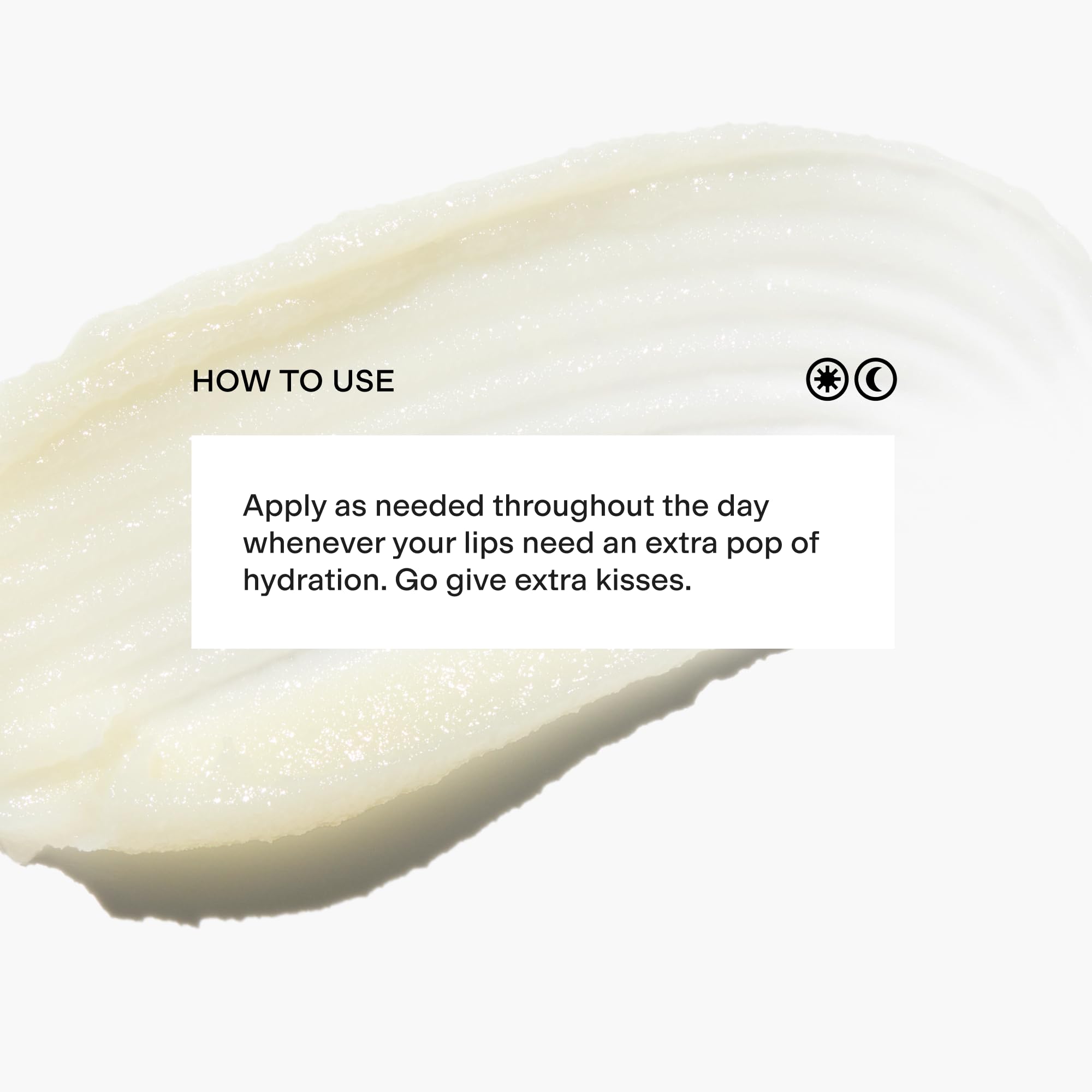 CLEARSTEM LIPS&CUTES hydration swatch demonstrating moisture for lips and cuticles