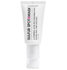 CLEARSTEM sulfur-spotmask bottle closeup for refined texture and calm appearance.