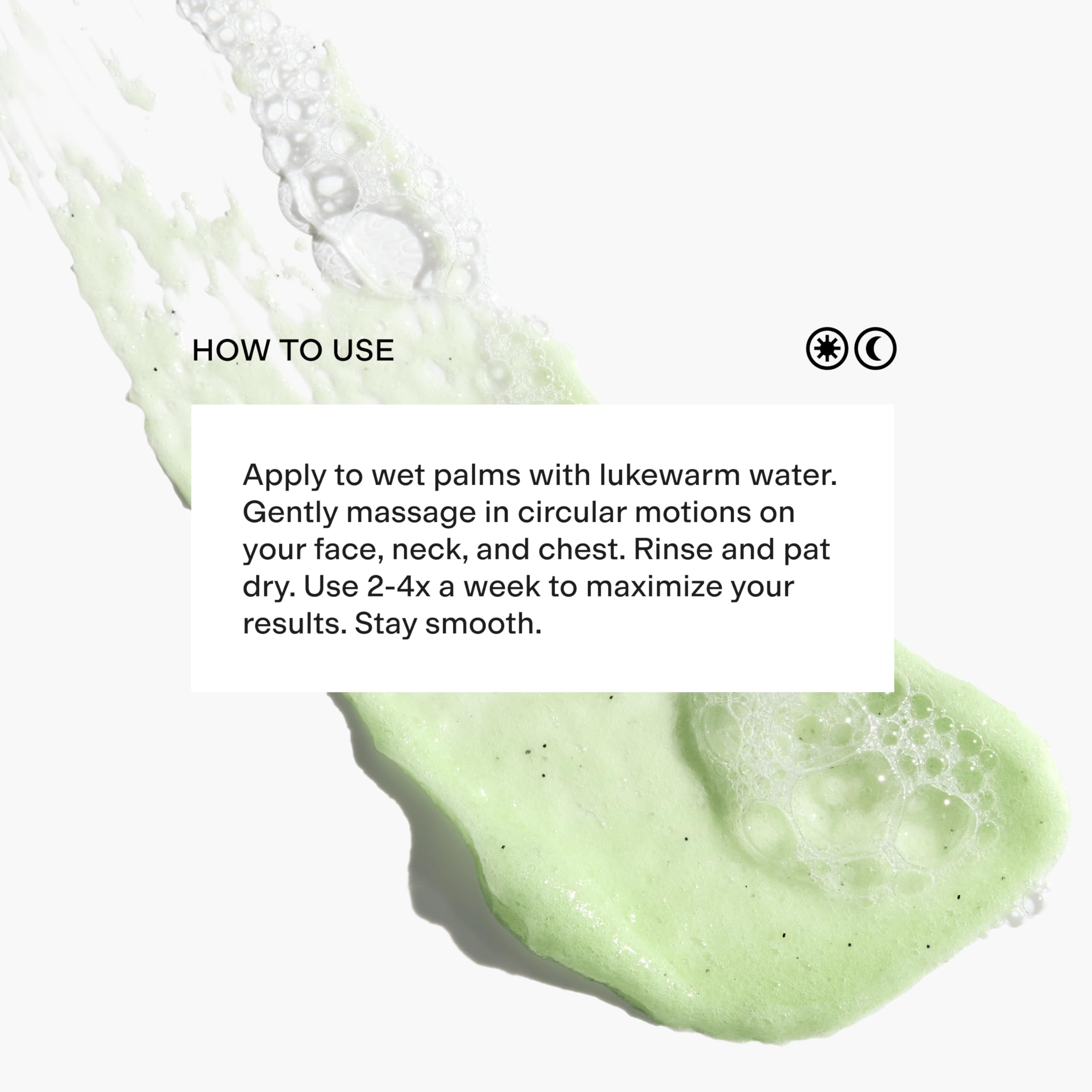 CLEARSTEM VITAMINSCRUB daily-use jar on bathroom shelf for gentle exfoliation.
