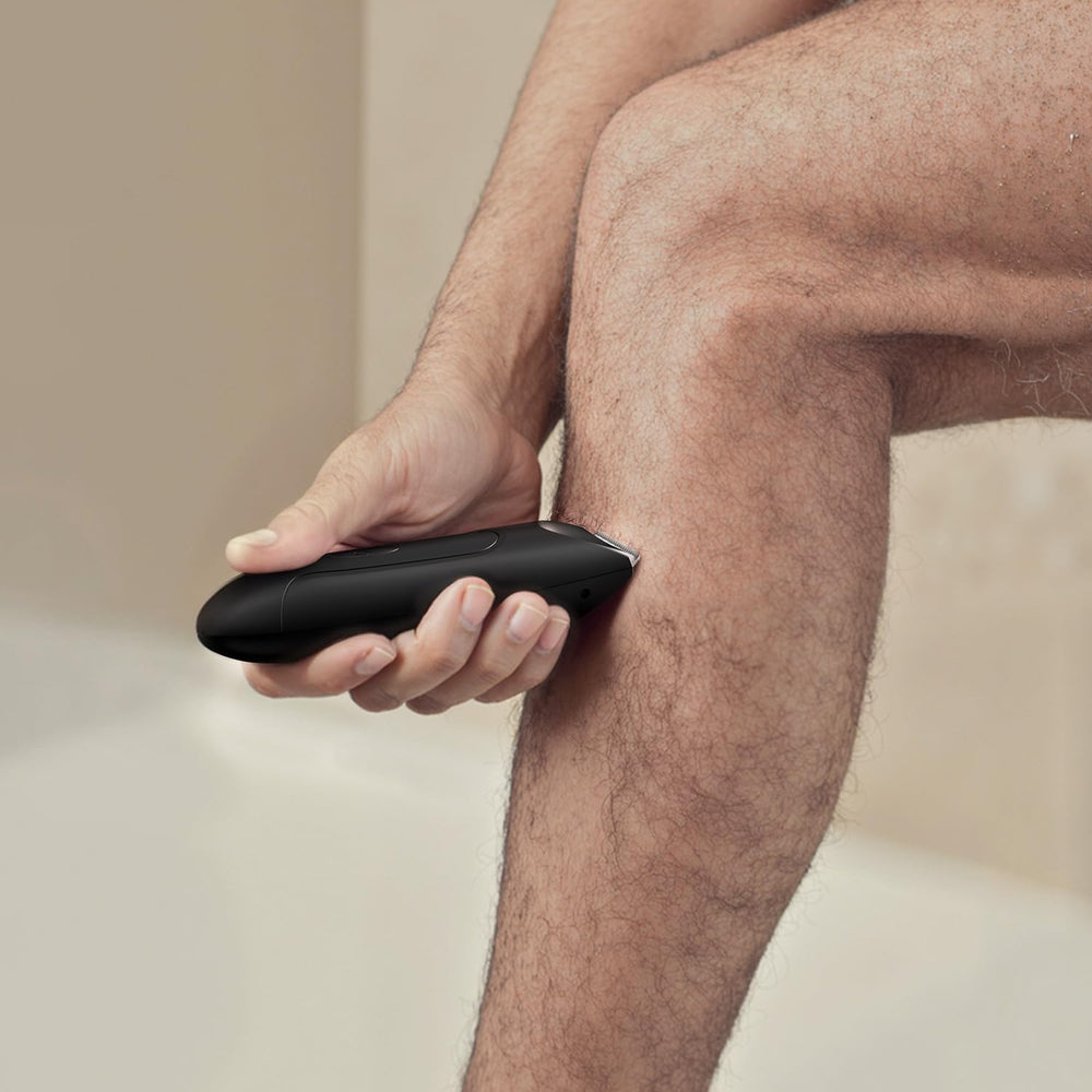 CLEVEB body-trimmer in hand for controlled trimming on tough areas