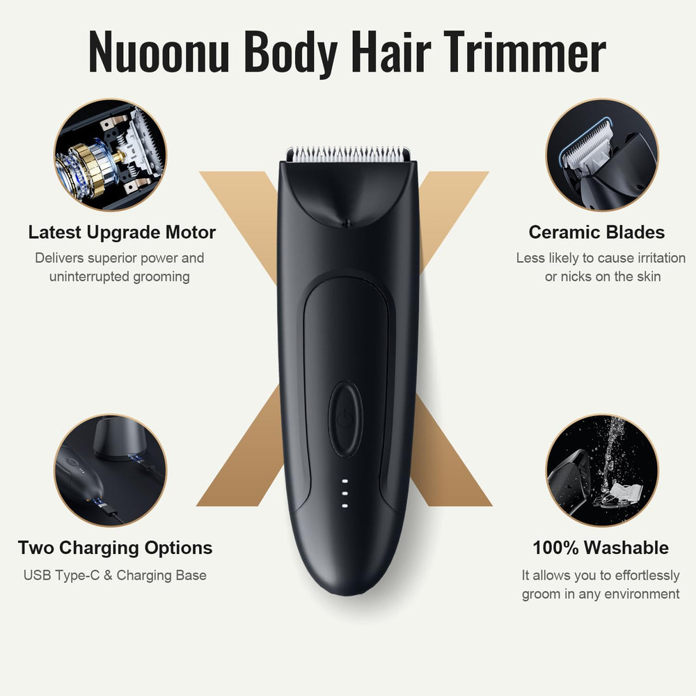 CLEVEB compact trimmer design for discreet storage and travel