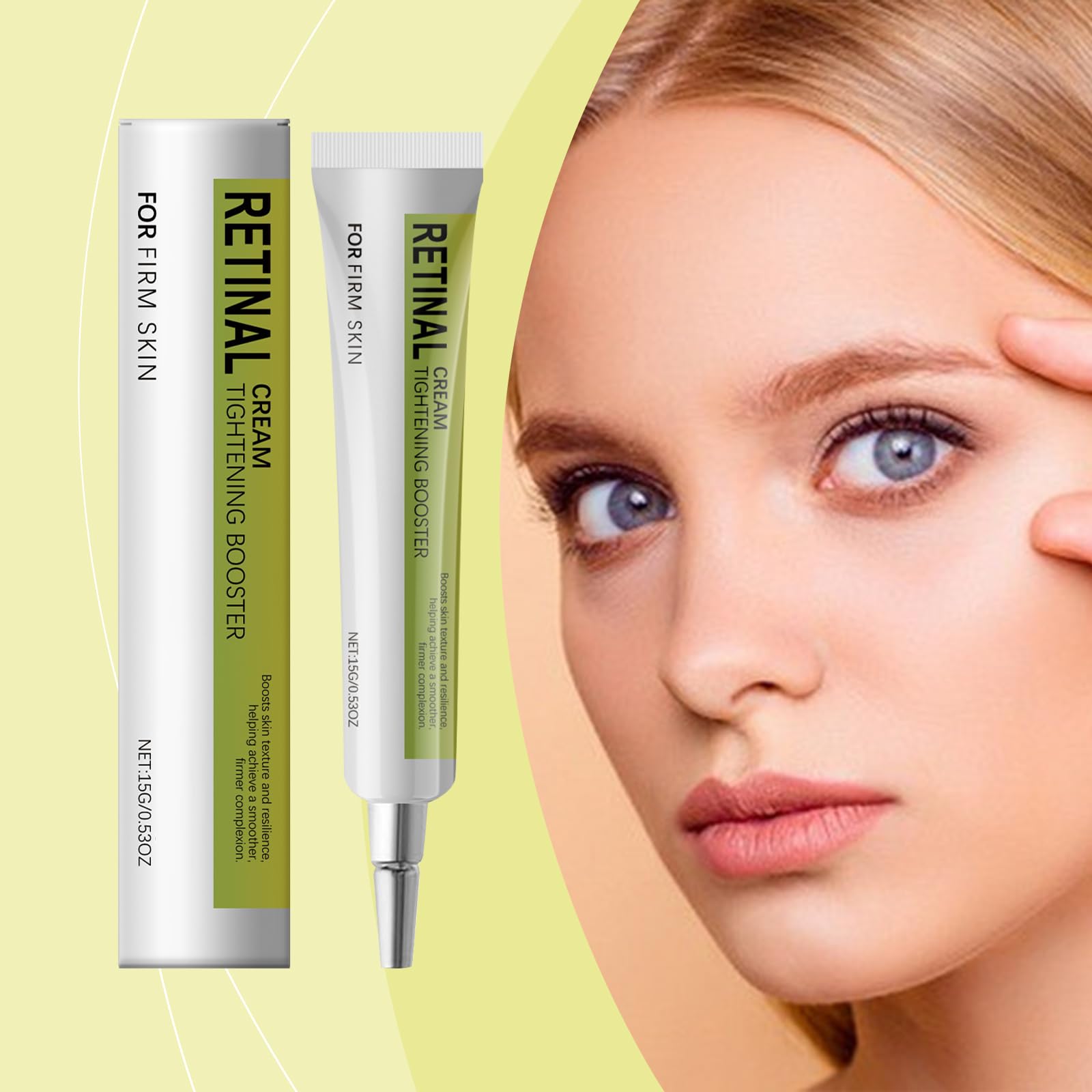 CleJoy Retinal Shot Tightening Booster under-eye application nourishes and refreshes