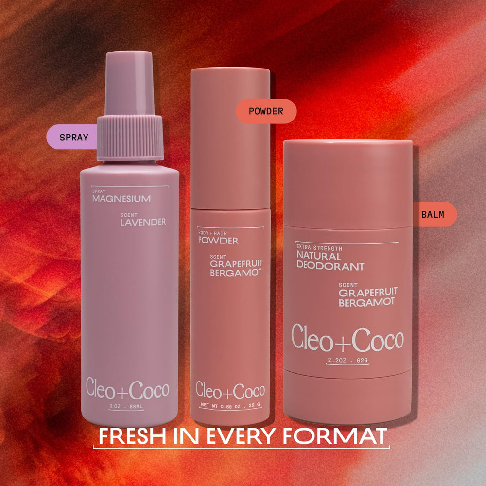 Cleo + Coco unisex use image suggests suitability for both men and women.