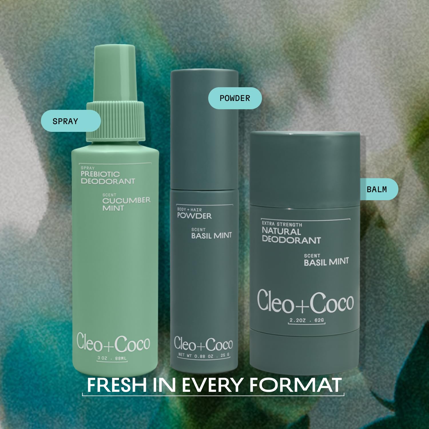 Cleo+Coco packaging and branding highlights the brand identity.