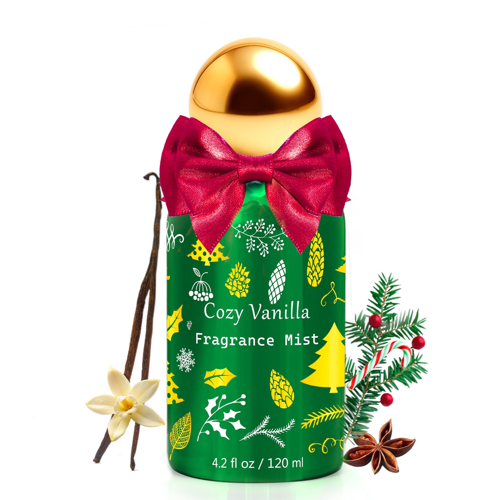 CLESH Cozy Vanilla body spray bottle front for everyday freshness