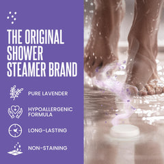 CLEVERFY lavender steamers pod close-up relaxing fragrance for evening wind-down.