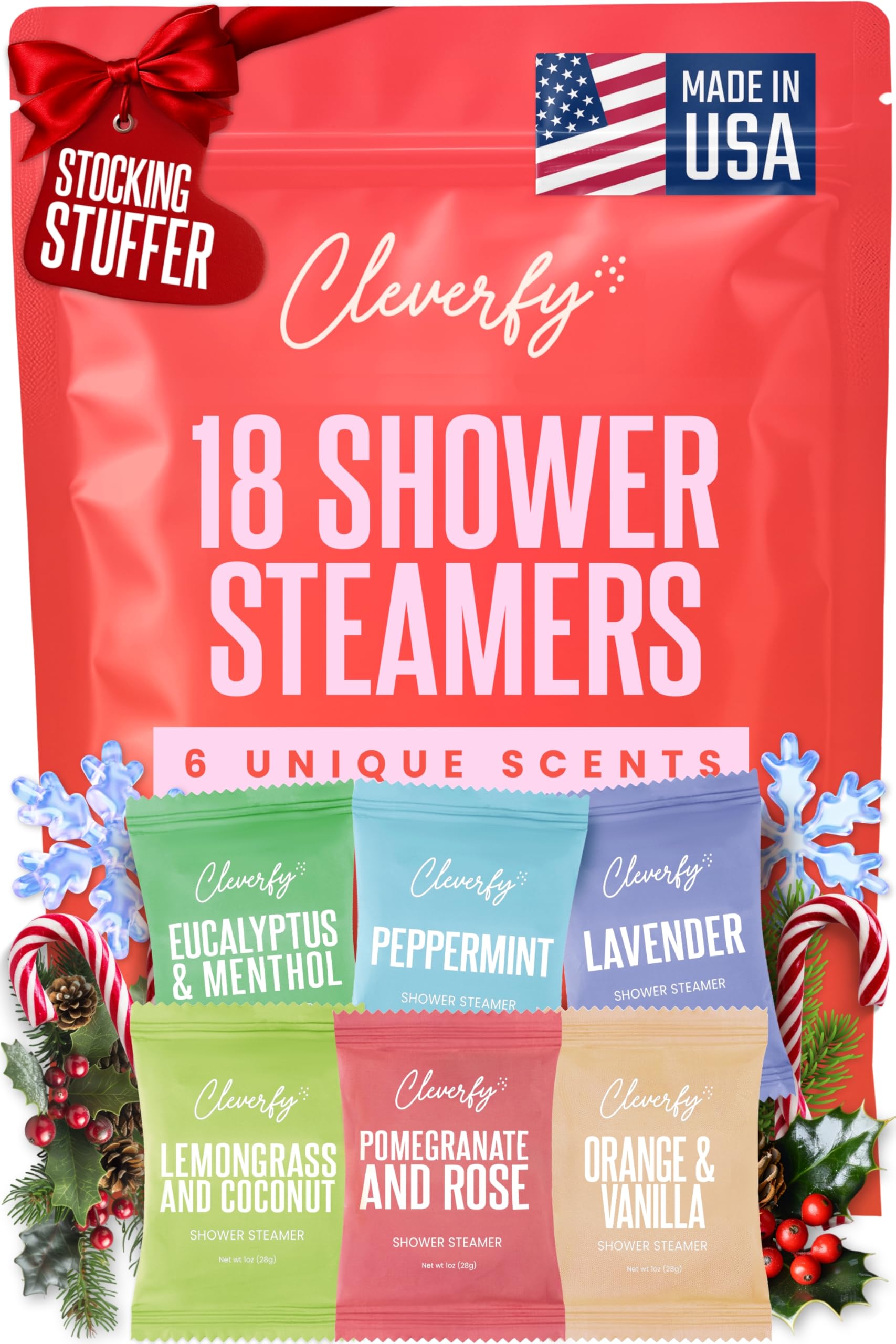 Cleverfy Shower Steamer Lavender: calming aromatherapy for a peaceful morning routine.