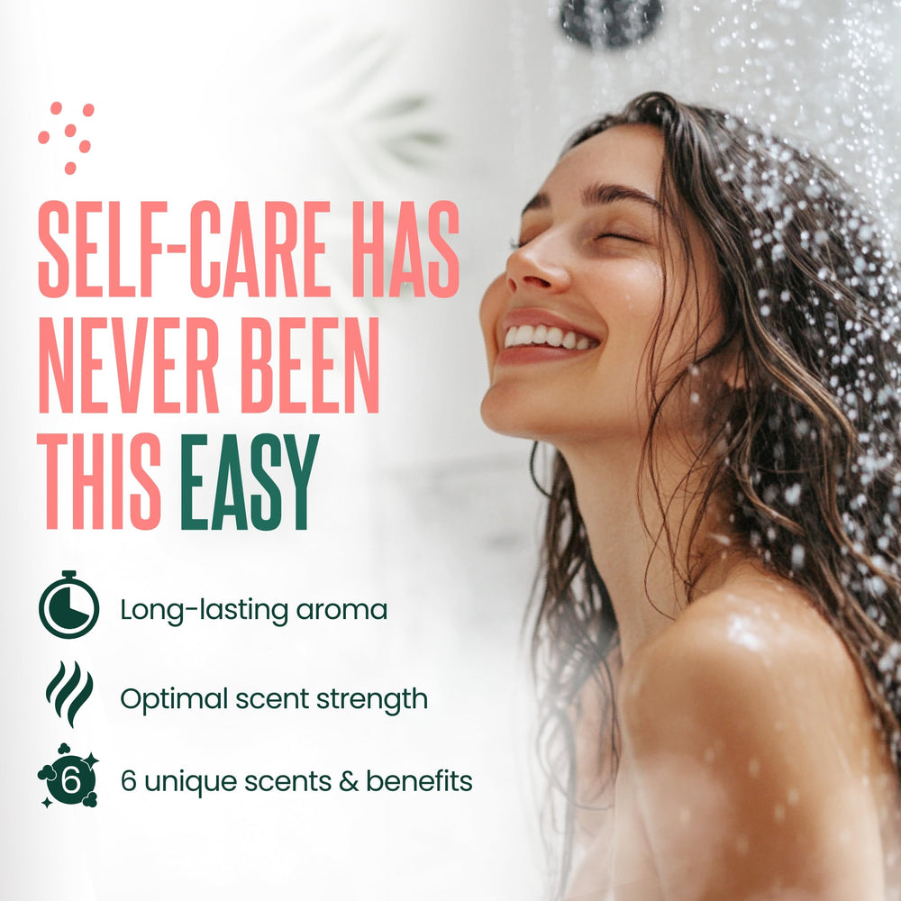 Cleverfy Shower Steamer Menthol & Eucalyptus: brisk spa-like clarity in your shower.