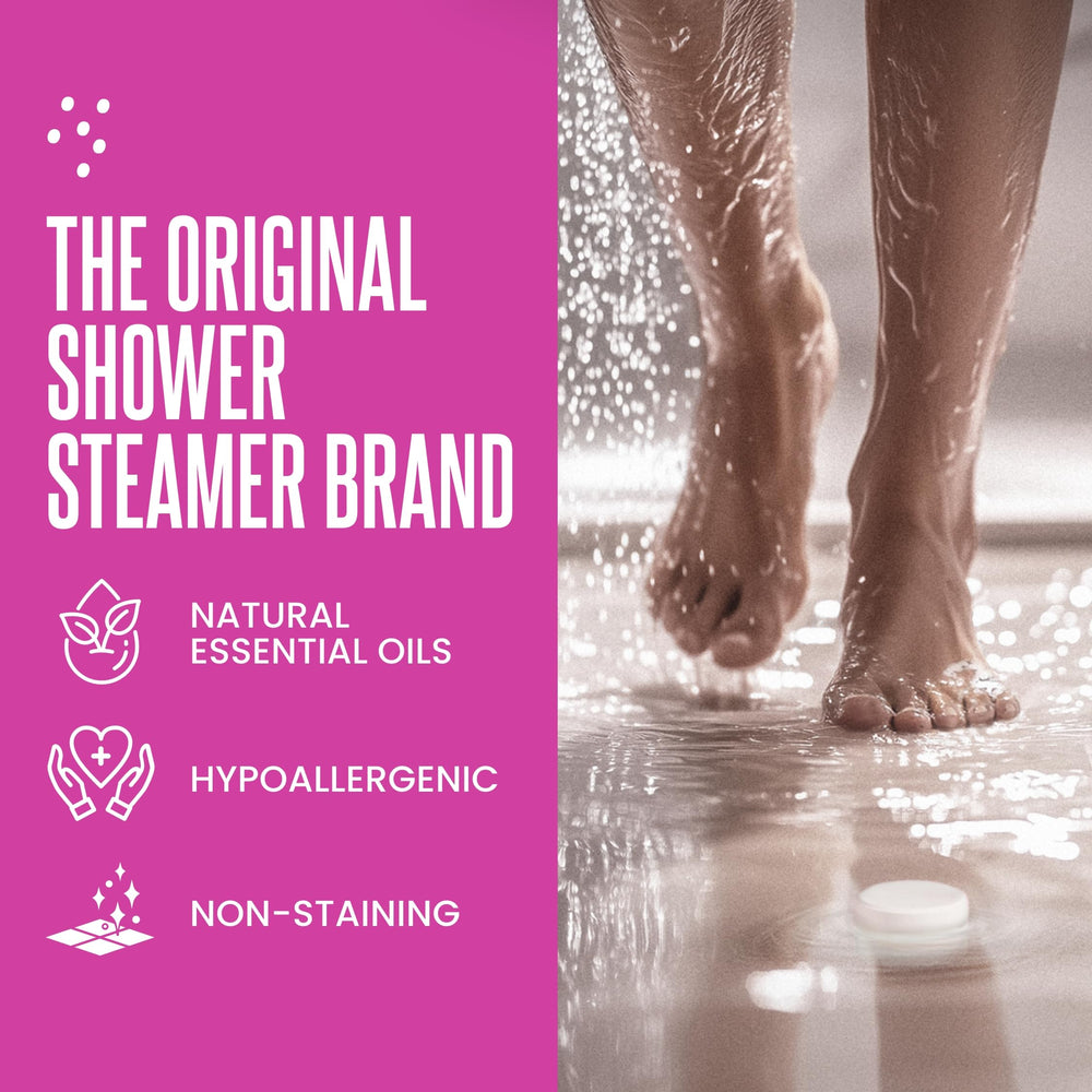 Cleverfy Shower Steamer Vanilla & Orange – comforting warmth ideal for unwinding.