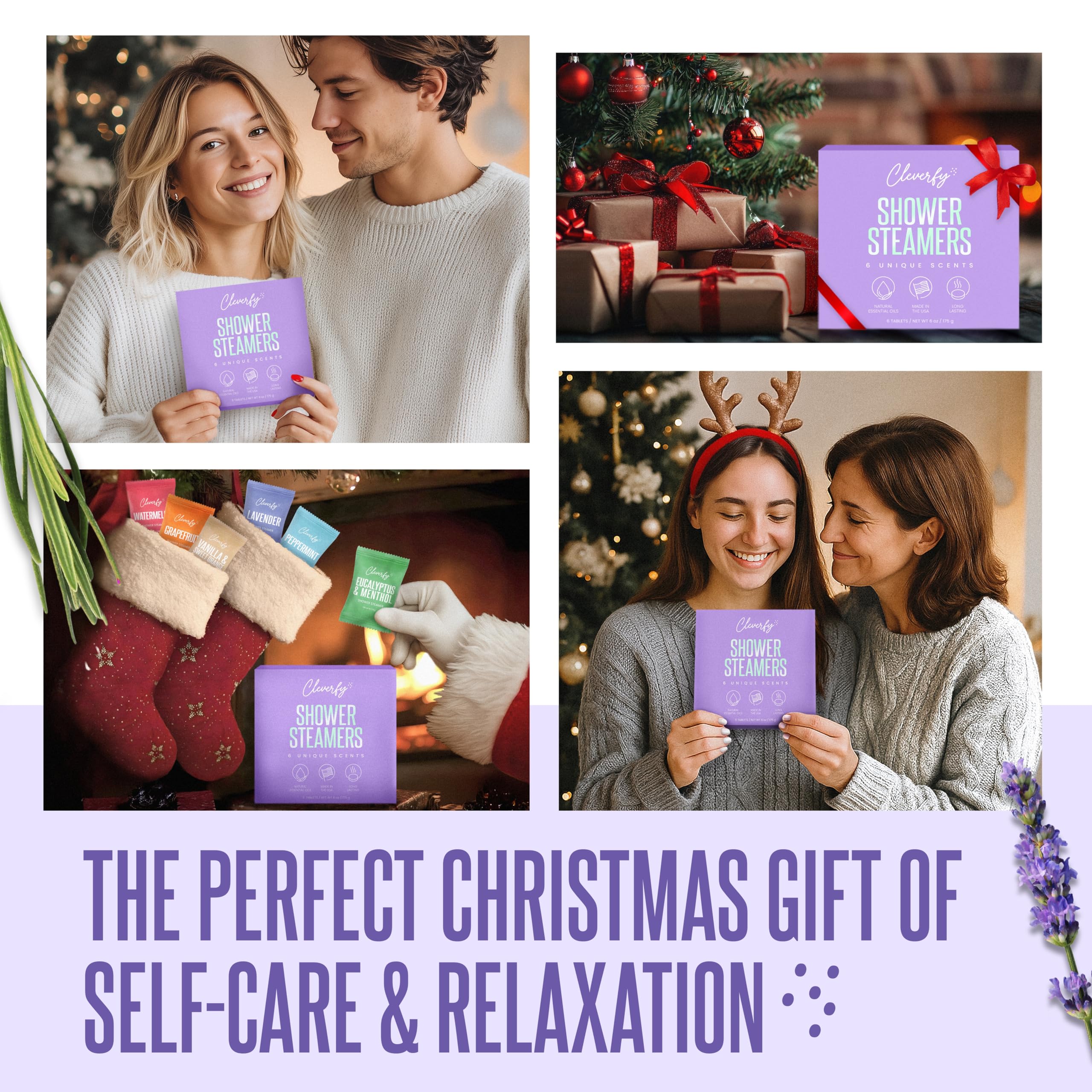 Cleverfy lavender-tablet image highlights calming scent for peaceful evenings and restful moods.