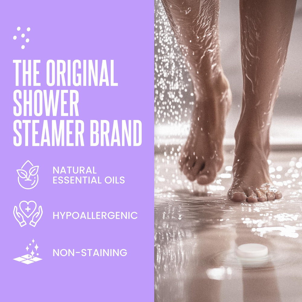 CLEVERFY menthol-eucalyptus shower steamers provide cooling, refreshing pause