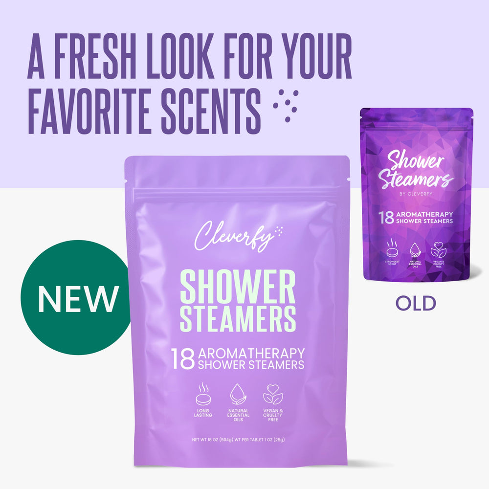 CLEVERFY peppermint shower steamers offer crisp wake-up aroma in shower