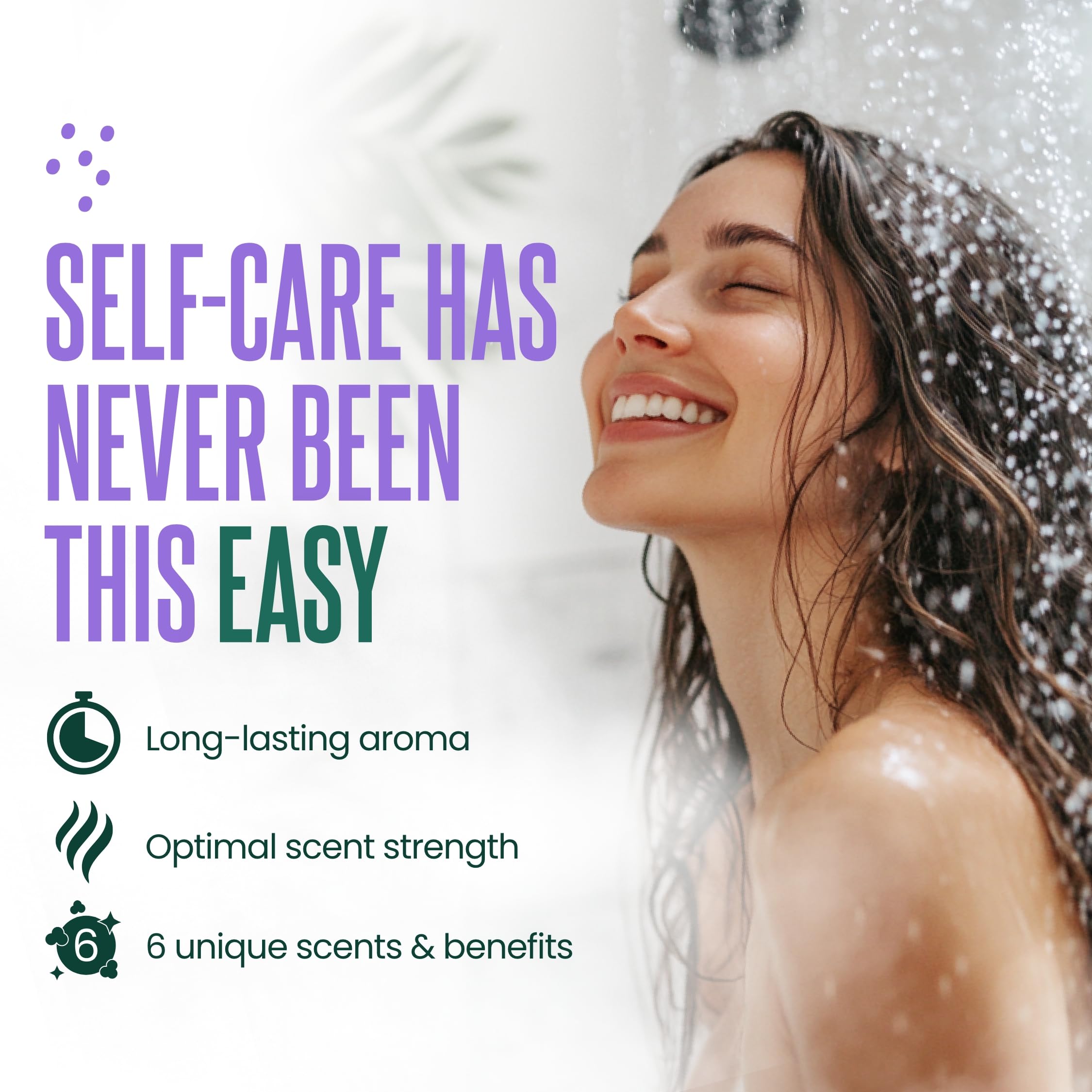 CLEVERFY watermelon shower steamer tablet for fruity, uplifting showers